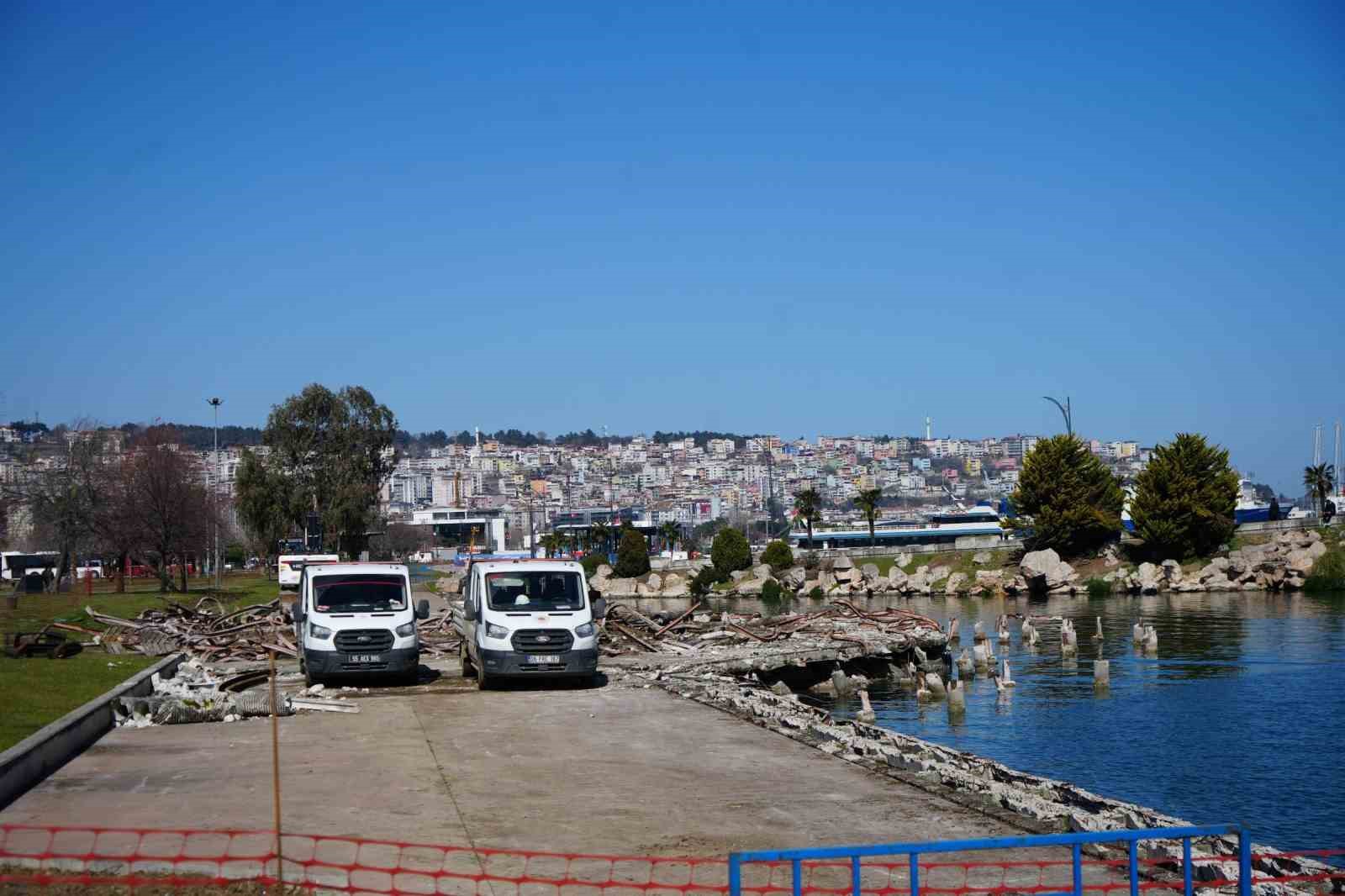 Karadan yürütülecek Bandırma Vapuru’nun yeni yeri hazırlanıyor
