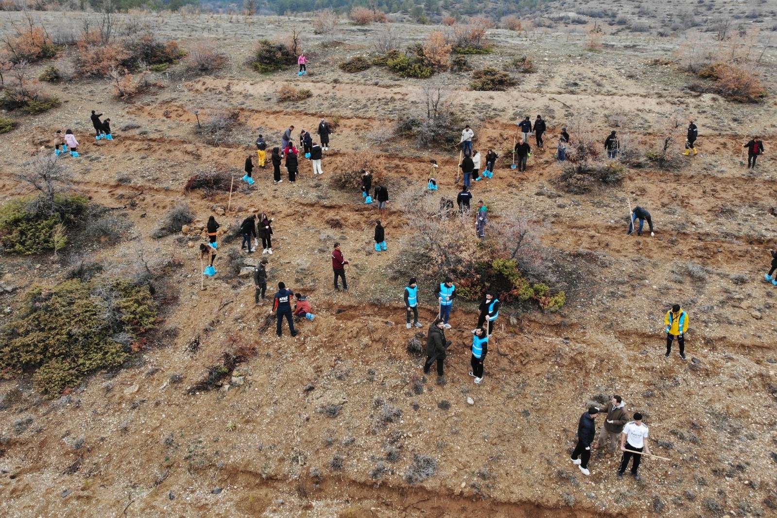 Karaman’da 6 bin fidan toprakla buluşturuldu
