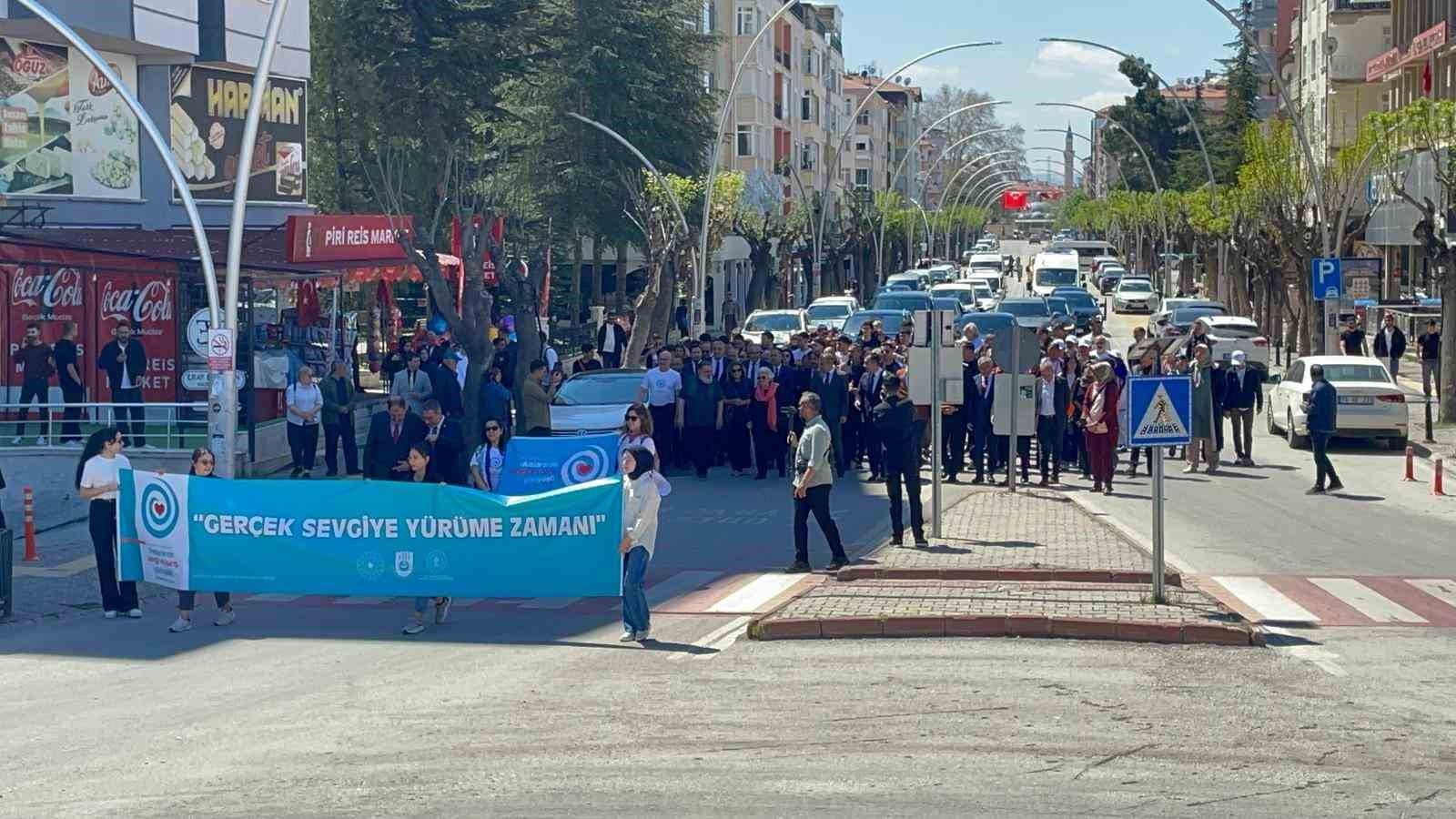 Karaman’dan Konya’ya Sevgi ve Barış Yürüyüşü düzenlendi
