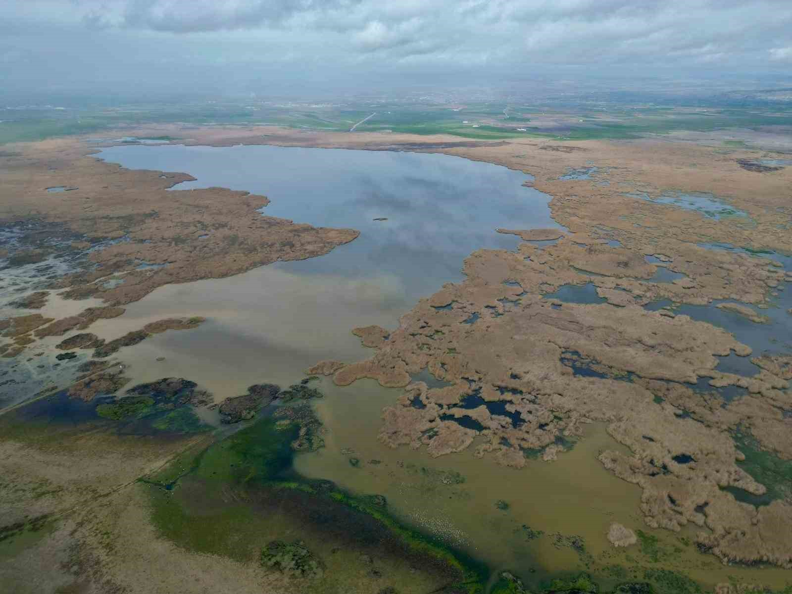 Karaya oturan kayıklar, su seviyesi artınca yüzmeye başladı, ortaya çıkan adacıklar yok oldu
