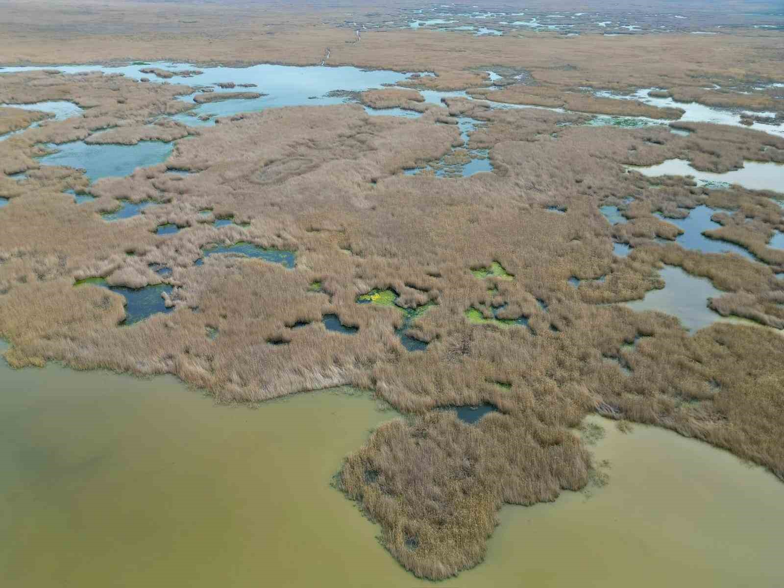 Karaya oturan kayıklar, su seviyesi artınca yüzmeye başladı, ortaya çıkan adacıklar yok oldu
