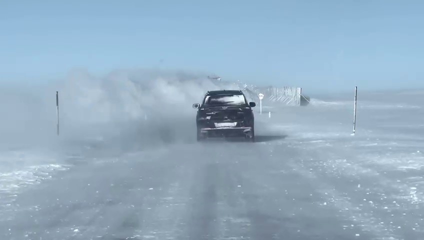 Karayazı’da kurdo fırtınası etkili oldu
