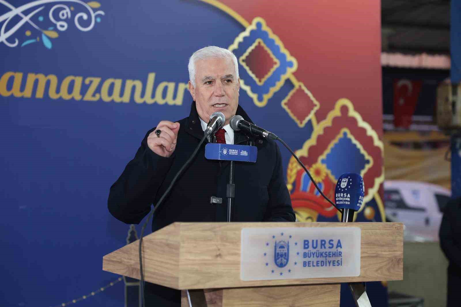 Kardeşlik sofrası Karacabey’de kuruldu
