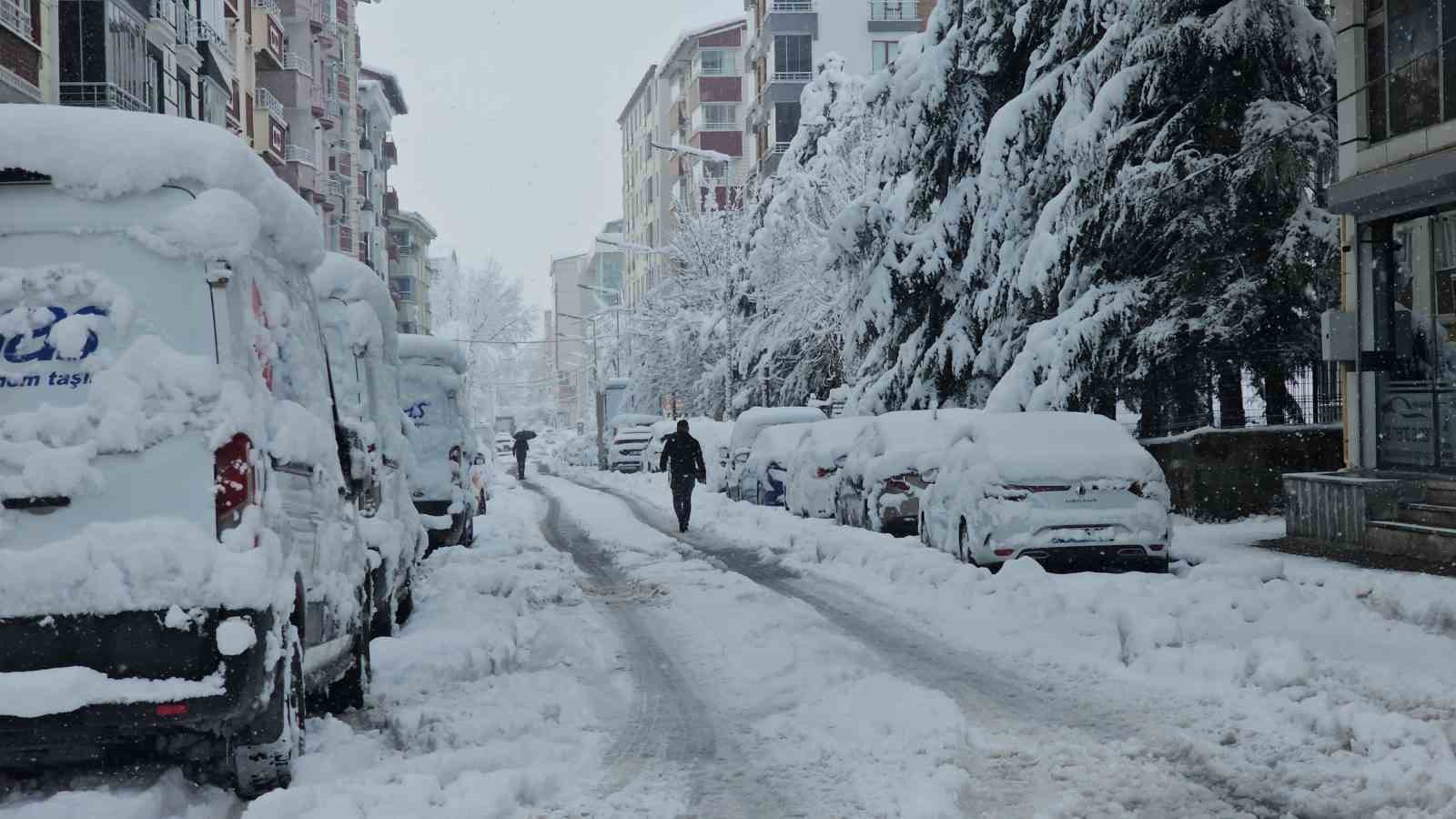 Karın başkenti Bitlis’te kış geri geldi
