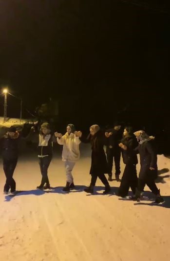 Karın tadını çıkarmak için İstanbul’dan Sivas’a akın ettiler
