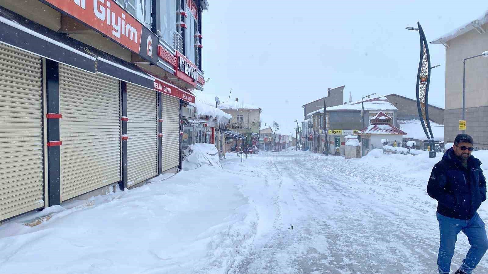 Karlıova’da kar ve tipi hayatı olumsuz etkiledi
