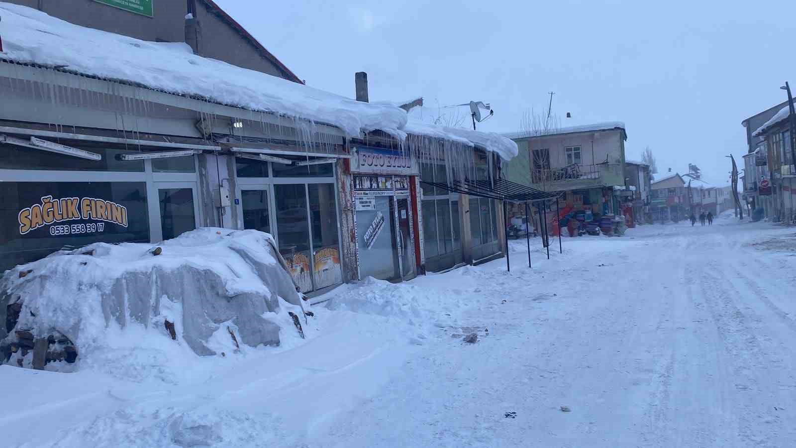 Karlıova’da tipi ve fırtına hayatı felç etti: Esnaf kepenk kapattı
