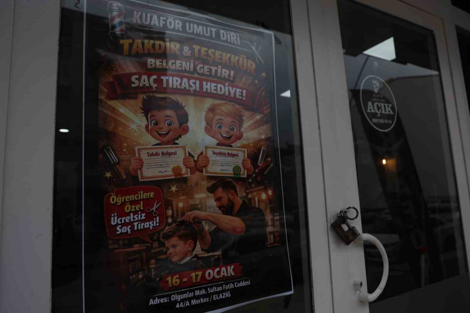 Karne günü başarının adresi bu kez okul değil, kuaför oldu
