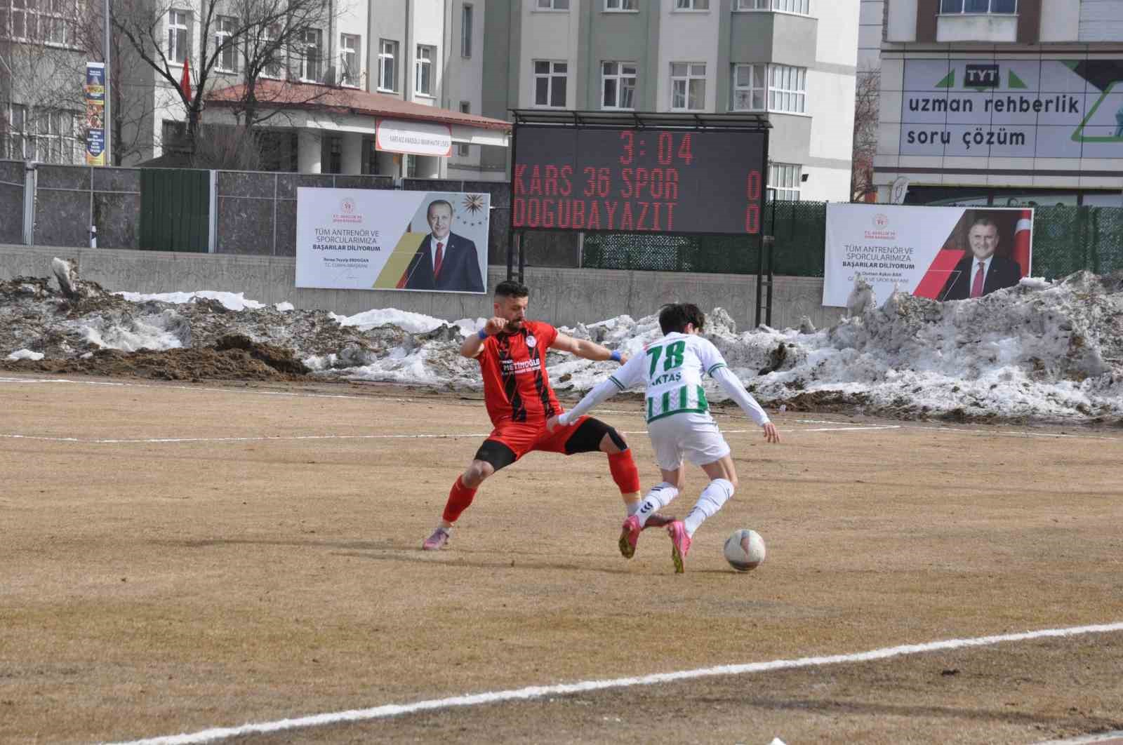 Kars 36 Spor: 2 Doğubayazıt Spor: 1

