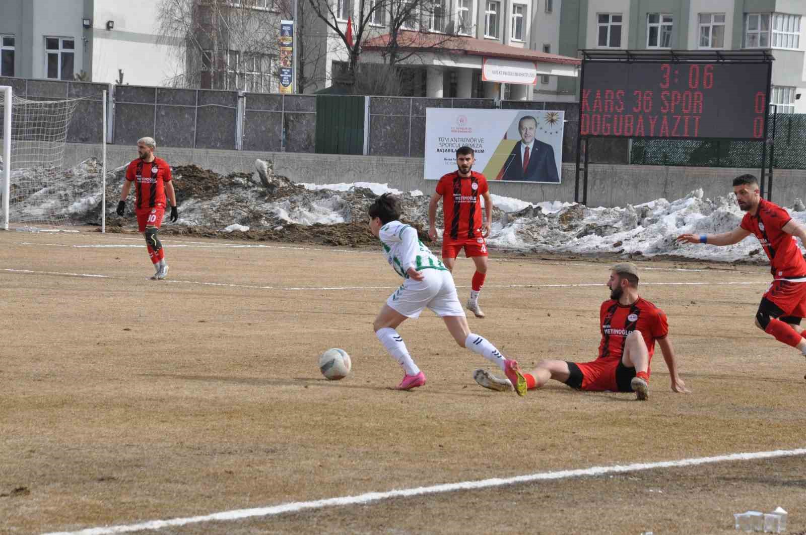 Kars 36 Spor: 2 Doğubayazıt Spor: 1
