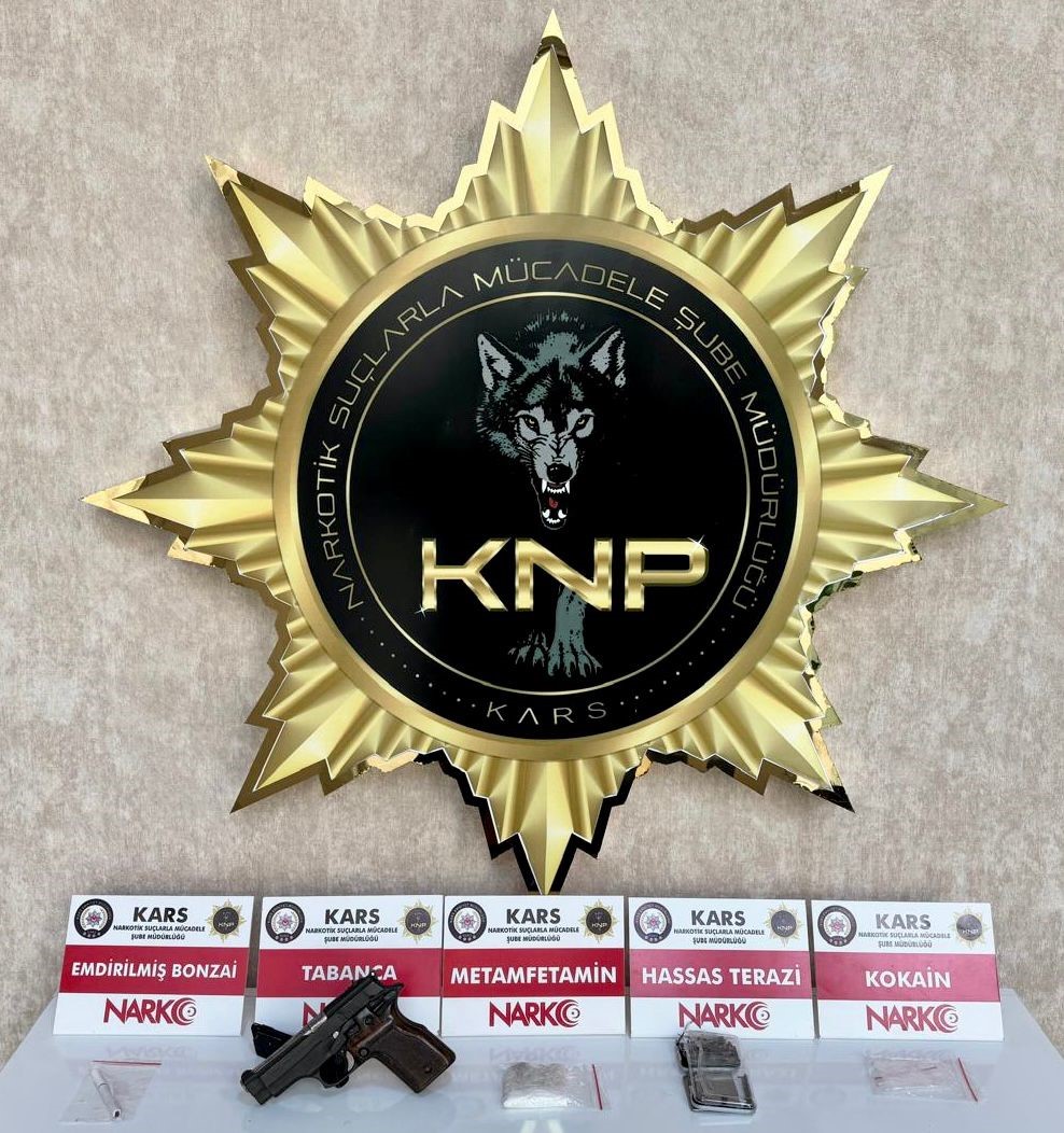 Kars’ta aparta uyuşturucu operasyonu
