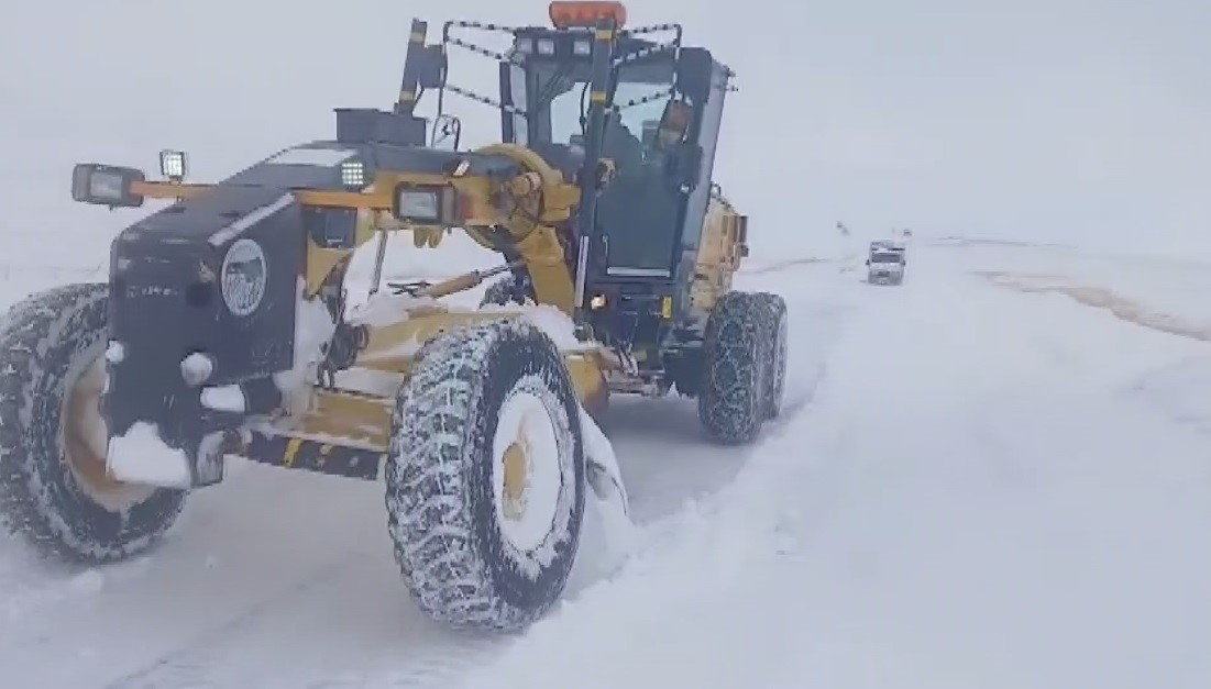 Kars’ta ’kar kaplanları’ndan hayat mesaisi
