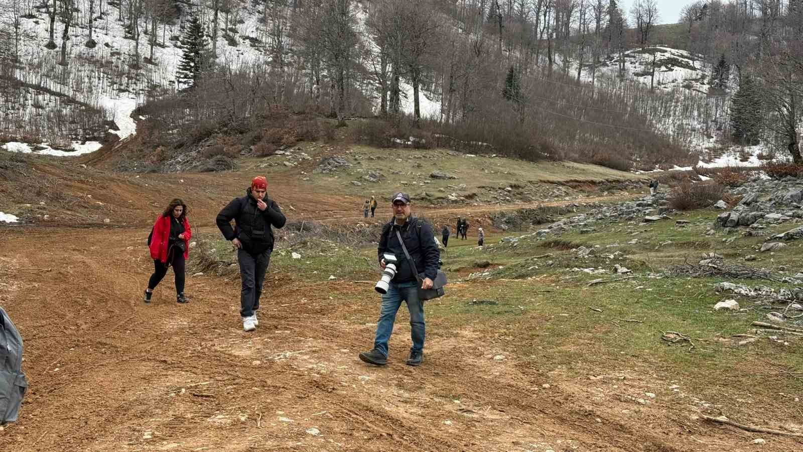 Kartepe’nin nadide türü objektiflere yansıdı
