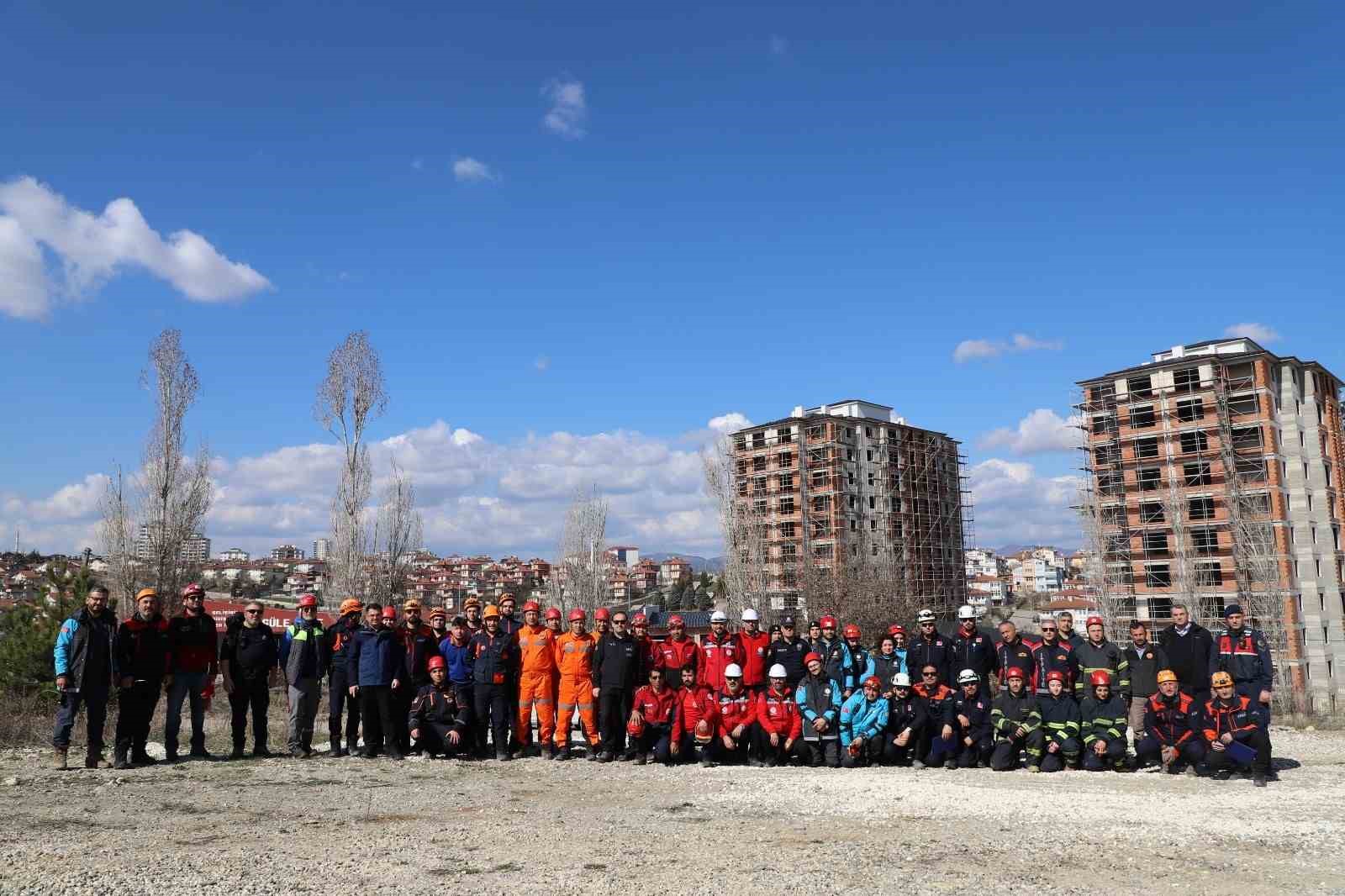 Kastamonu’da AFAD ekiplerinden heyelan tatbikatı
