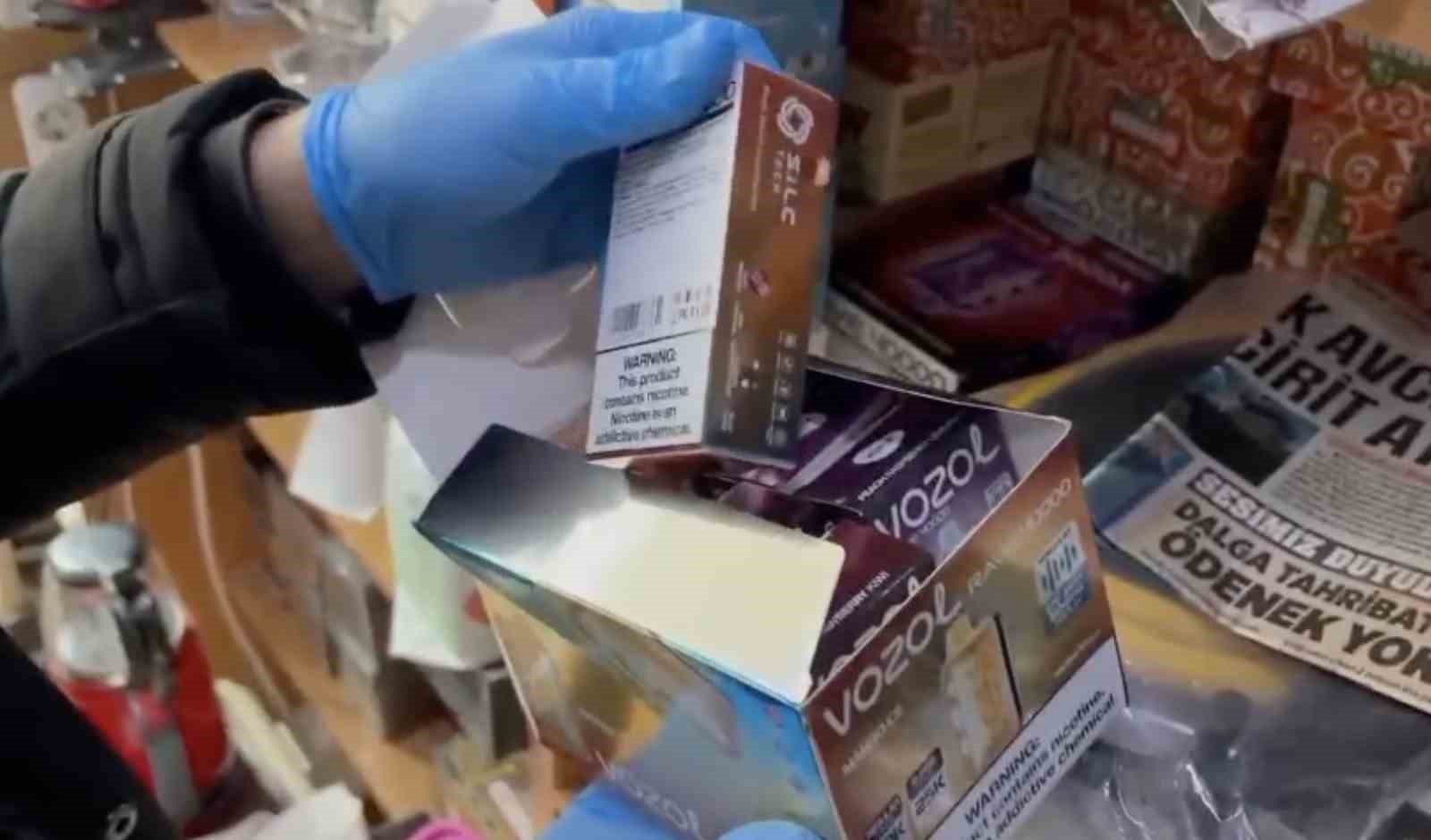 Kastamonu’da çok miktarda kaçak tütün ürünü ele geçirildi
