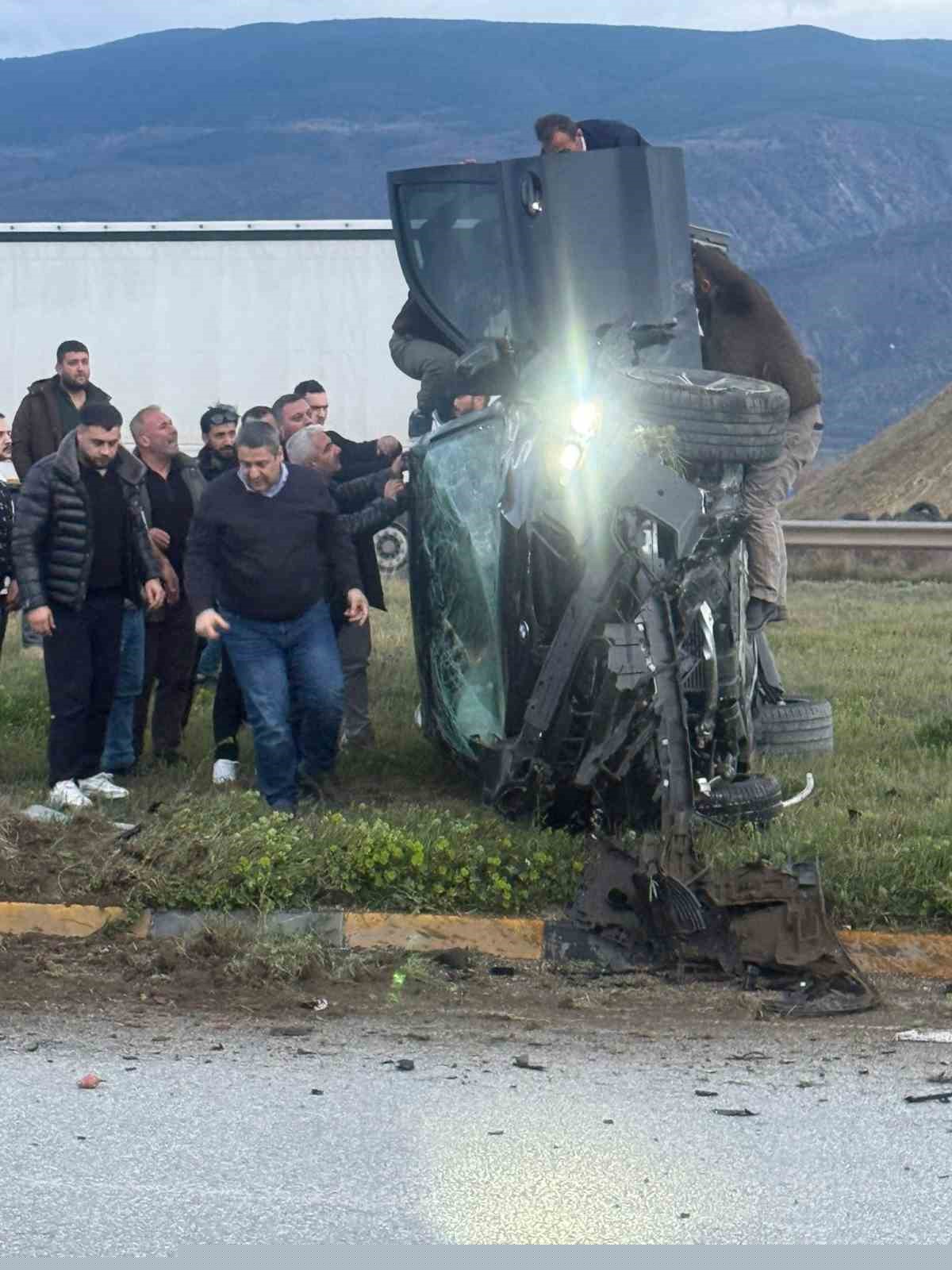 Kastamonu’da iki cip ile otomobil çarpıştı: 1 yaralı
