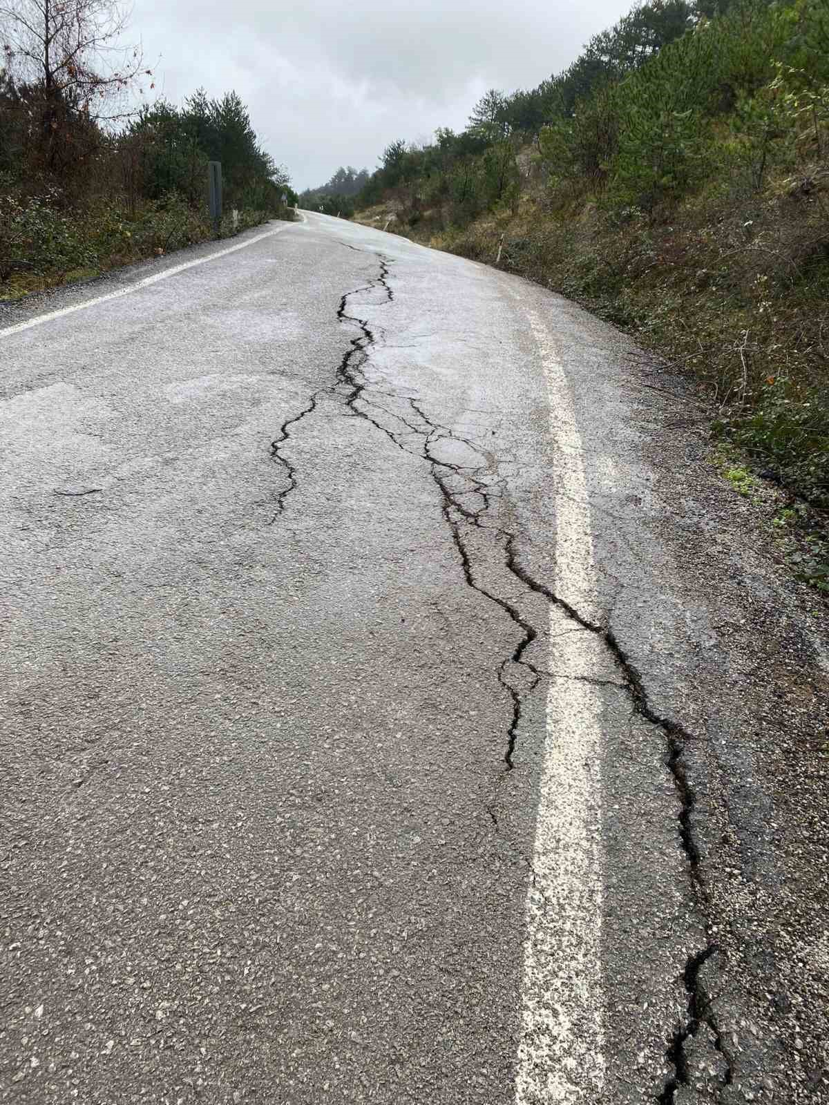 Kastamonu’da yağışların ardından heyelanlar meydana geldi
