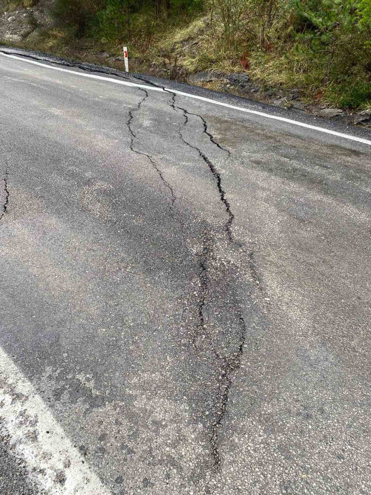 Kastamonu’da yağışların ardından heyelanlar meydana geldi
