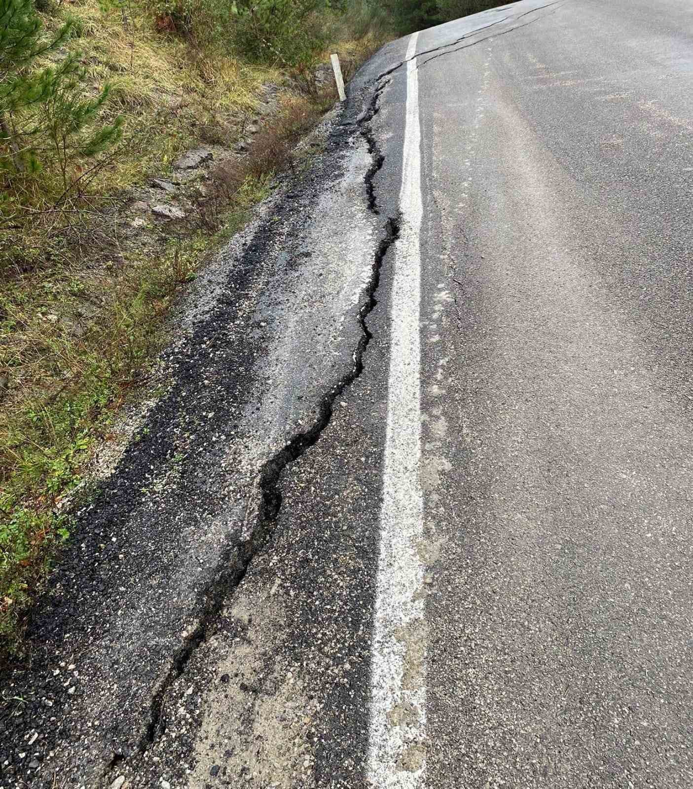 Kastamonu’da yağışların ardından heyelanlar meydana geldi
