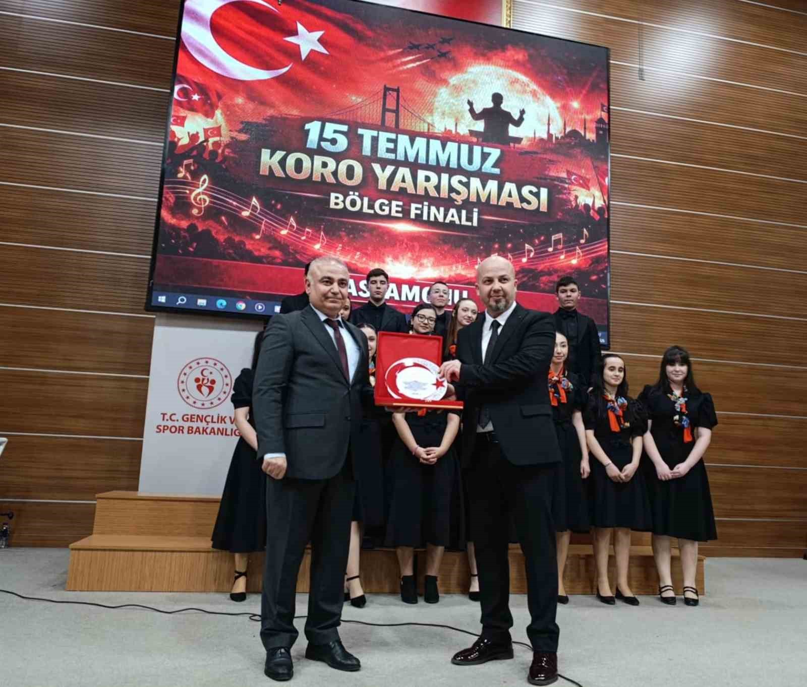 Kastamonulu öğrenciler koro yarışmasının bölge finalinde 1’inci oldu
Kastamonulu öğrenciler koro yarışmasının bölge finalinde 1’inci oldu