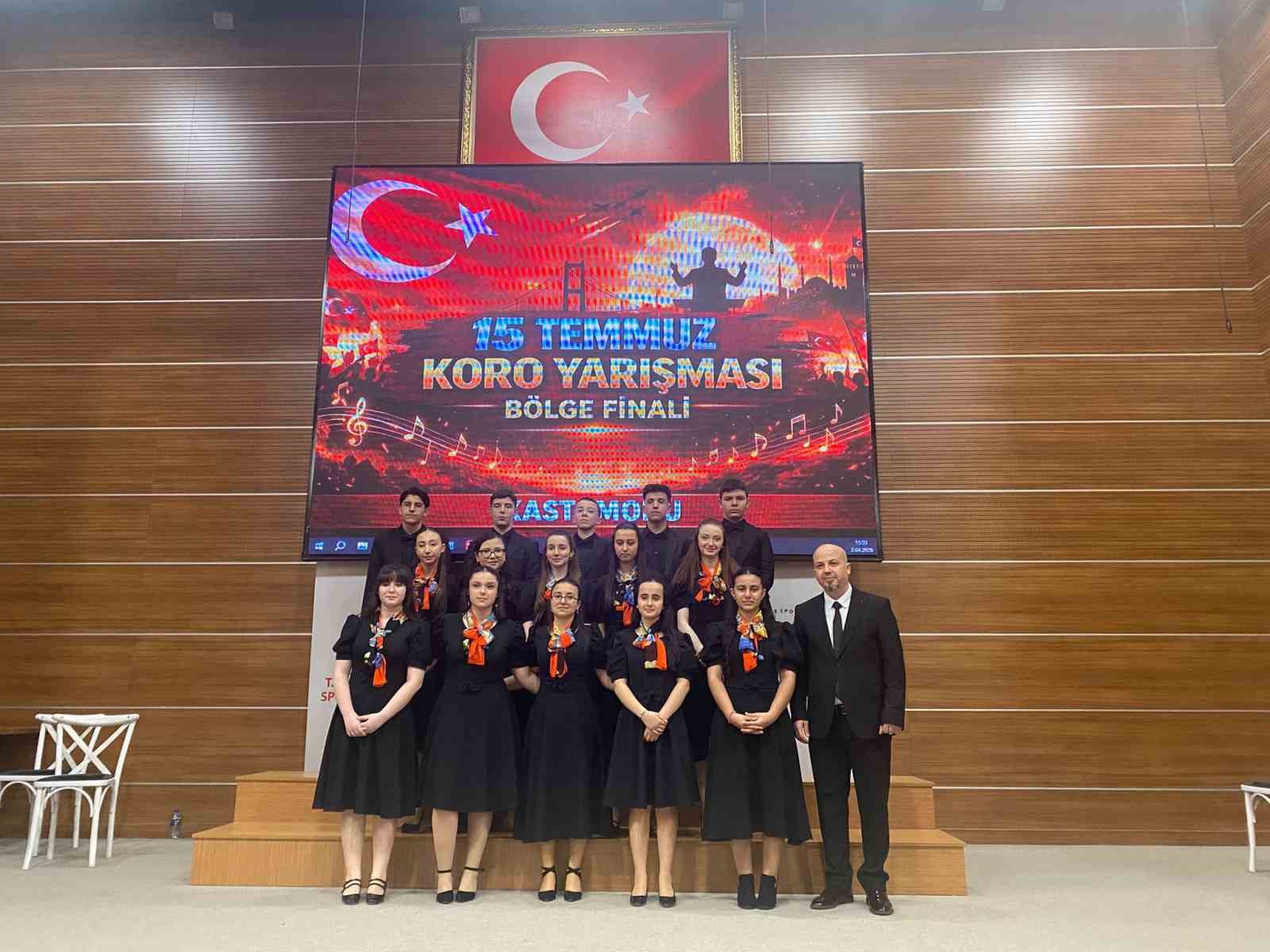 Kastamonulu öğrenciler koro yarışmasının bölge finalinde 1’inci oldu
Kastamonulu öğrenciler koro yarışmasının bölge finalinde 1’inci oldu