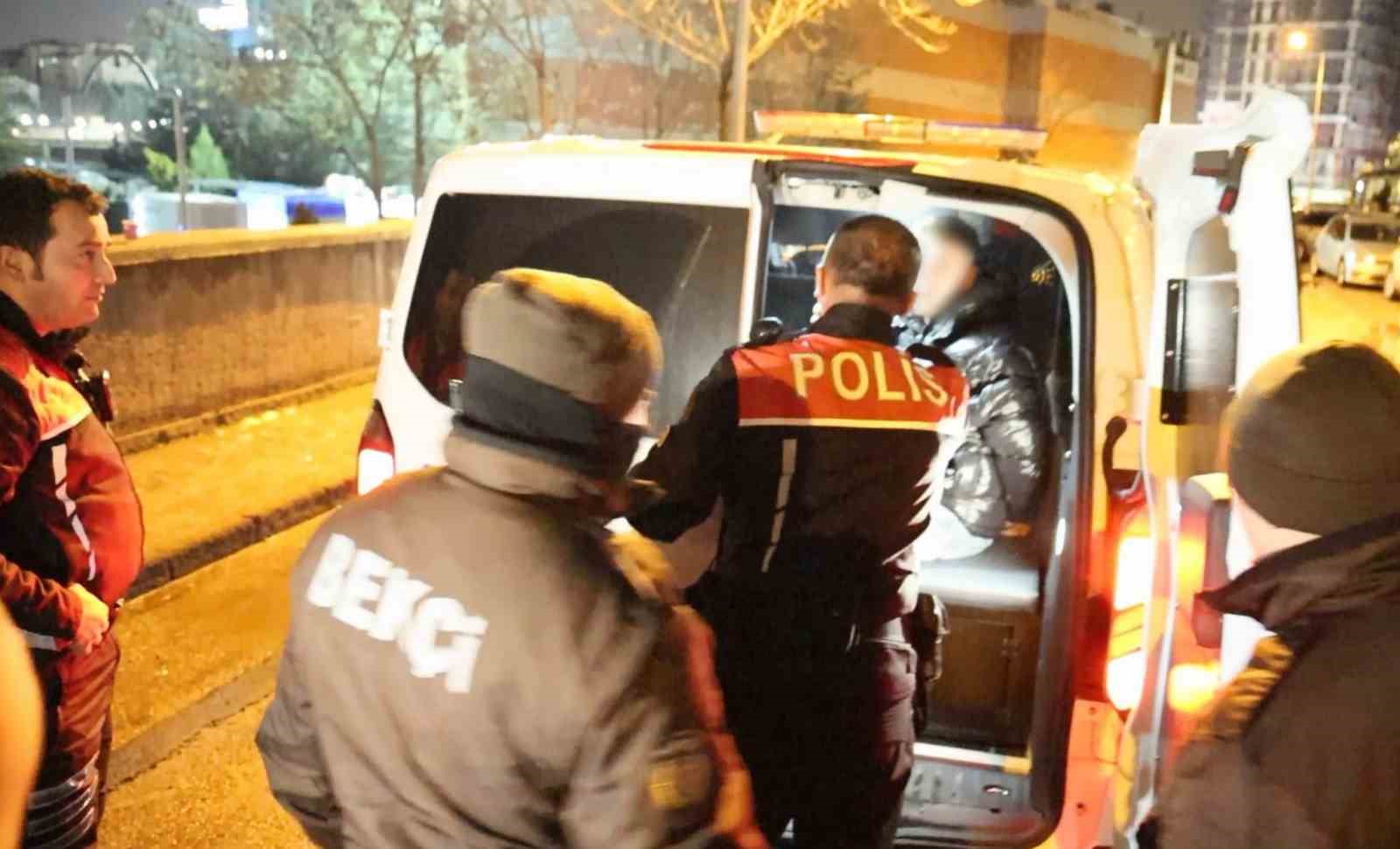 Kavga edip kaçtılar, polisin kovalamacasıyla yakalandılar
