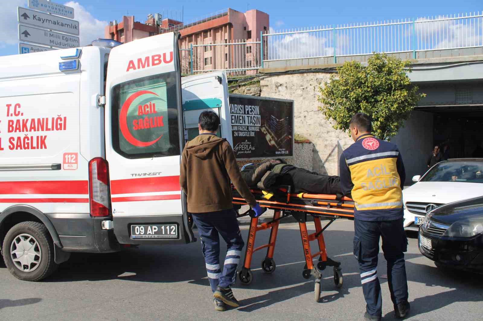 Kavşak içindeki kazada sürücü yaralandı
