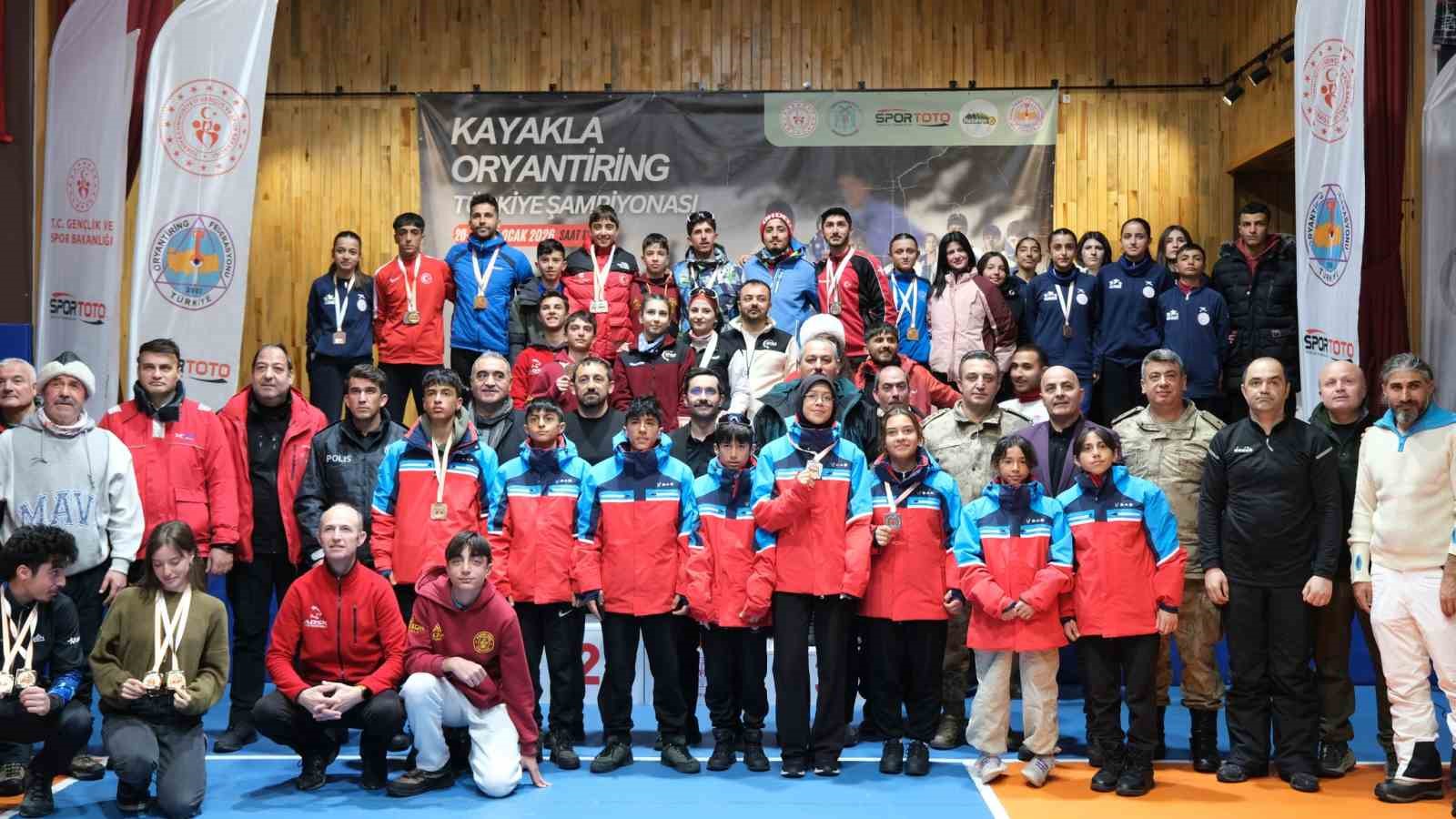 Kayakla Oryantiringde Milli Takım Seçmeleri Refahiye’de yapıldı
