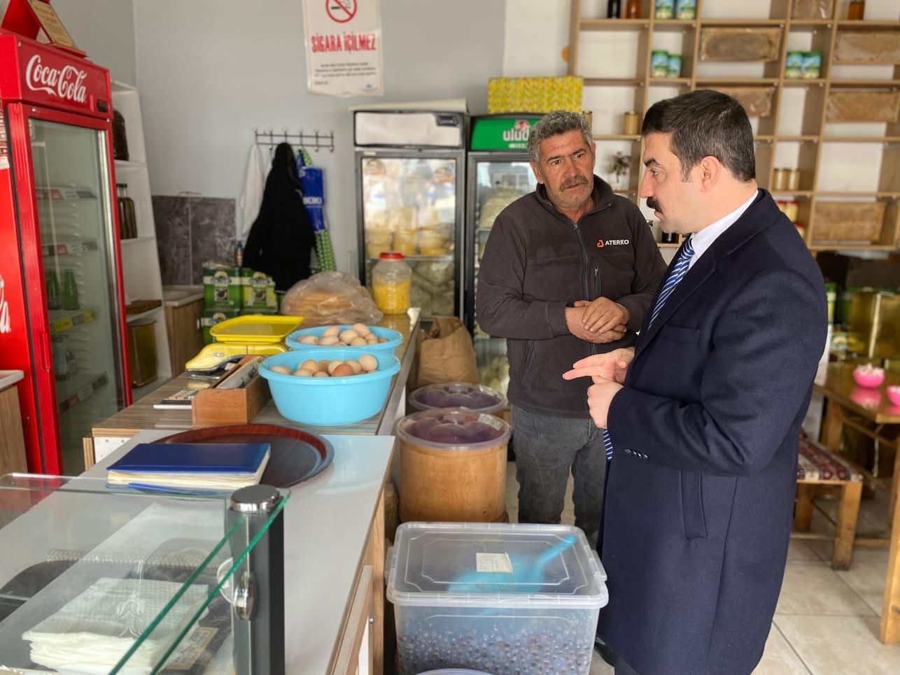 Kaymakam Akköz’den Arpaçay’da esnaf ziyareti
