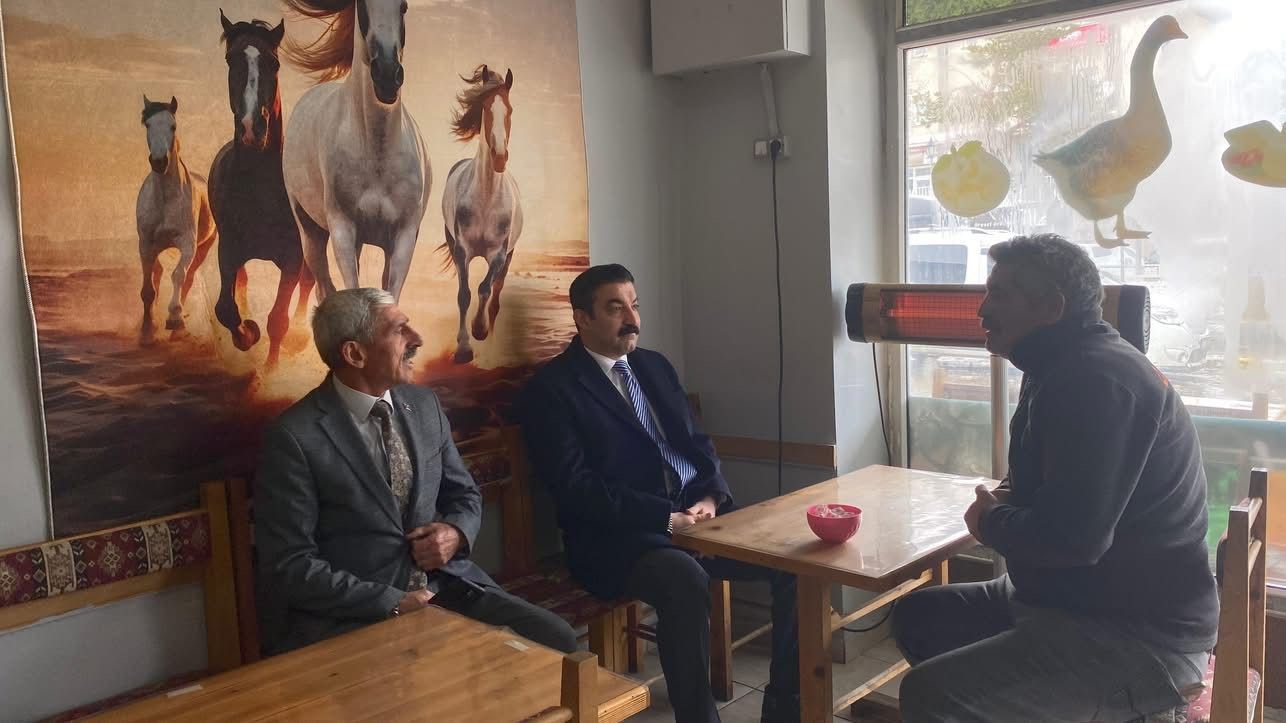 Kaymakam Akköz’den Arpaçay’da esnaf ziyareti
