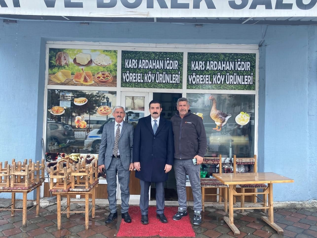 Kaymakam Akköz’den Arpaçay’da esnaf ziyareti
