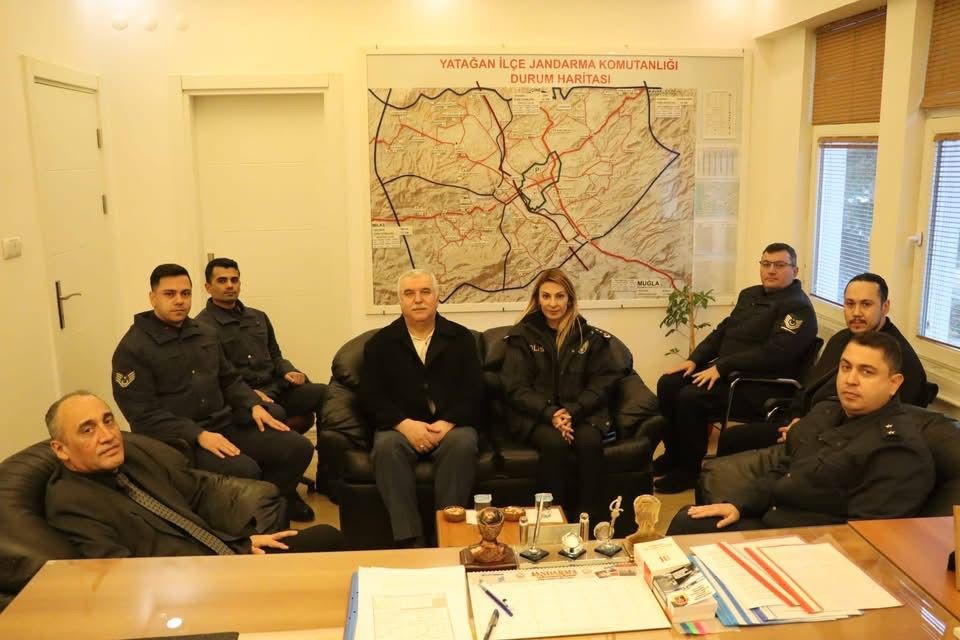 Kaymakam İlhan yeni yılda kolluk kuvvetleri ile bir araya geldi
