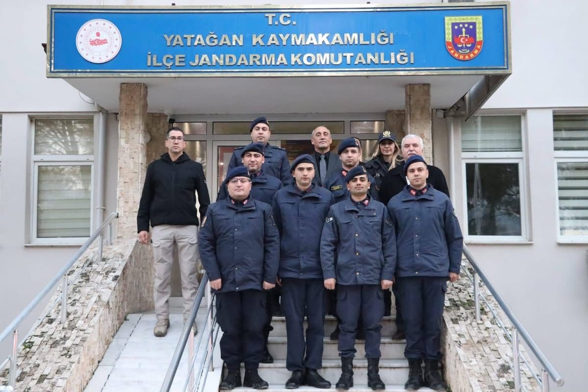 Kaymakam İlhan yeni yılda kolluk kuvvetleri ile bir araya geldi
