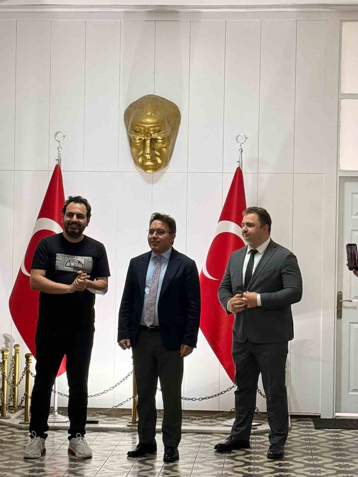 Kaymakam Kaya, gençlik projesi heyetini ağırladı
