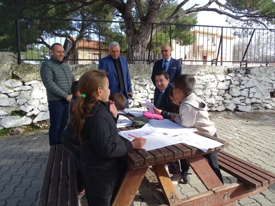 Kaymakam Muhammed Evlice’den Kalabak okullarına ziyaret
