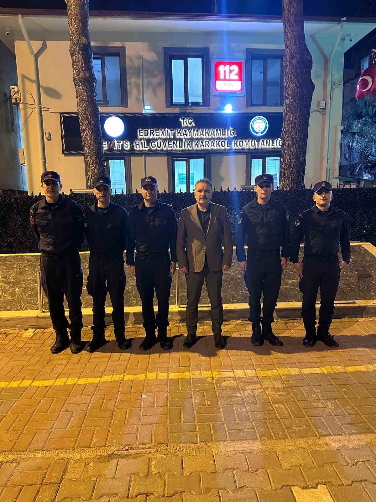 Kaymakam Odabaş Sahil Güvenlik personeliyle iftar yaptı
