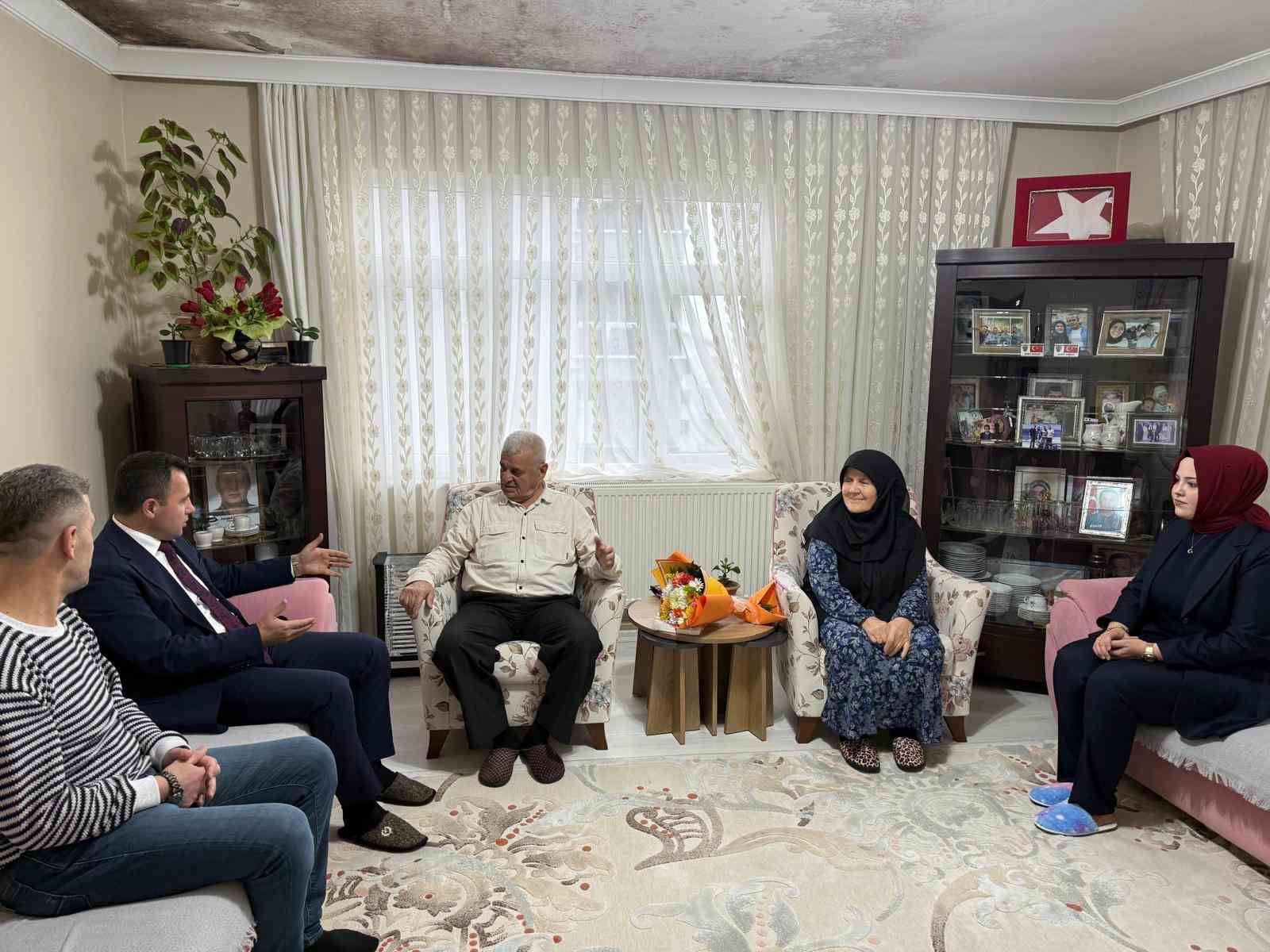 Kaymakam Uzan’ın ilk ziyareti şehit ailesi oldu
