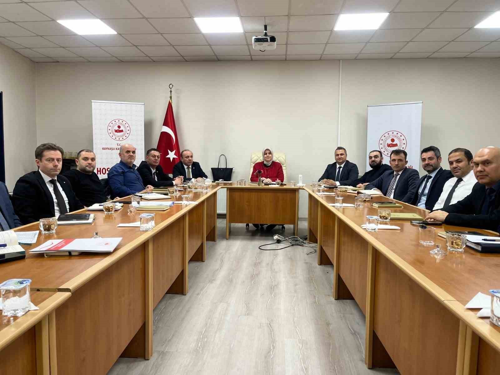 Kaynaşlı’da tarım gündemi değerlendirildi
