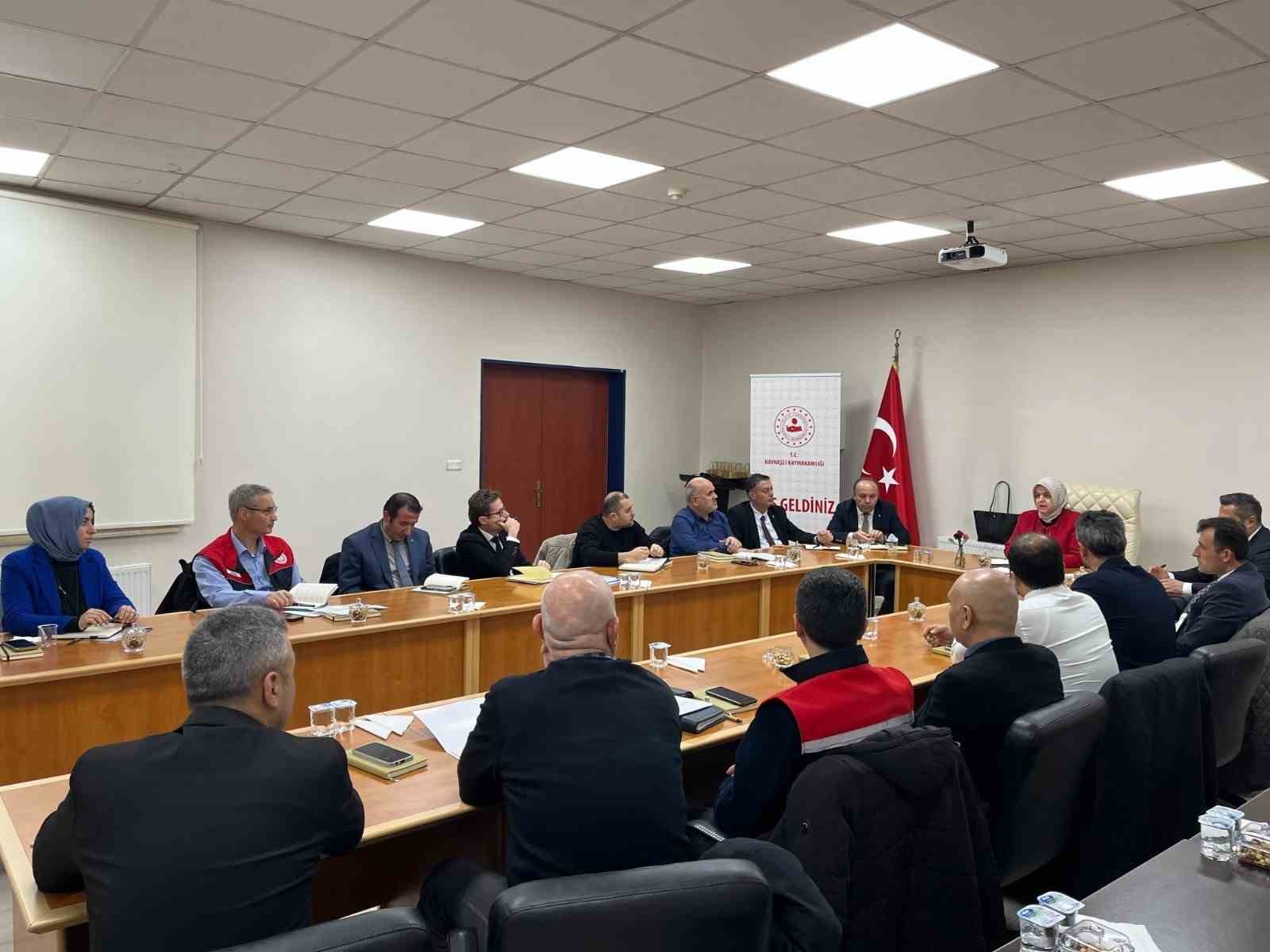 Kaynaşlı’da tarım gündemi değerlendirildi
