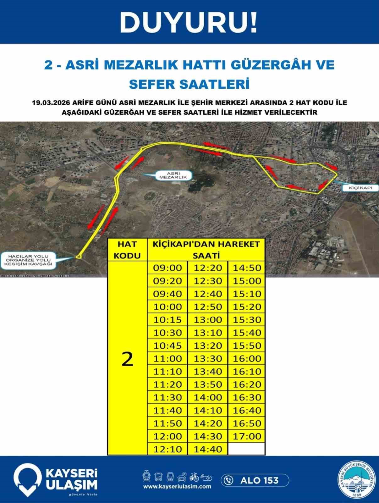 Kayseri, büyükşehir ile Ramazan Bayramı’na hazır
