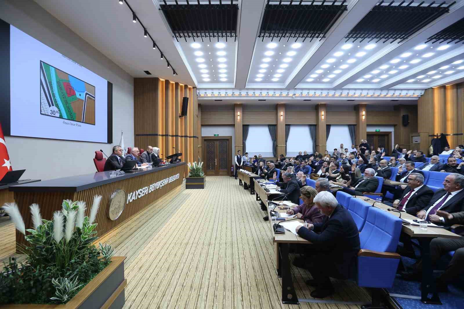 Kayseri Büyükşehir Meclisi’nde önemli kararlar
