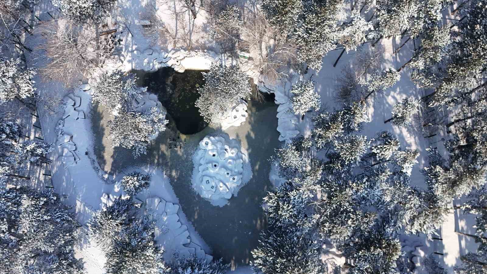 Kayseri buz tuttu: Termometreler eksi 14’ü gösterdi
