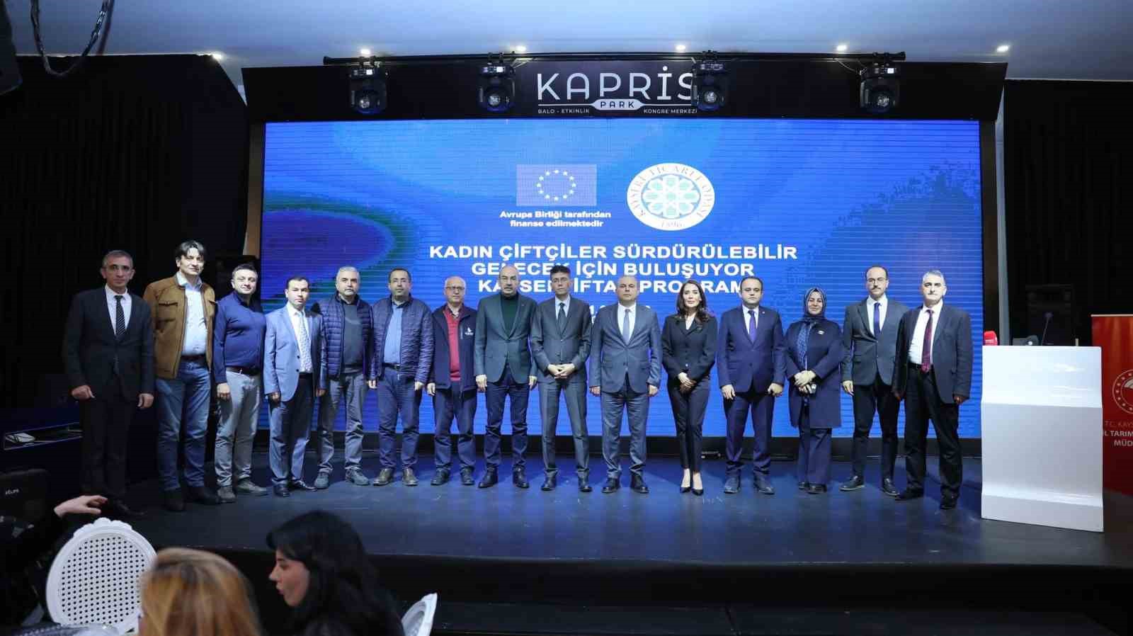 Kayseri’ de kadın çiftçiler sürdürülebilir gelecek için buluştu
