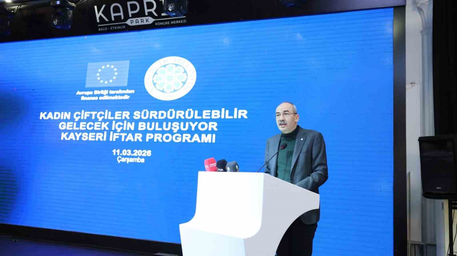 Kayseri’ de kadın çiftçiler sürdürülebilir gelecek için buluştu
