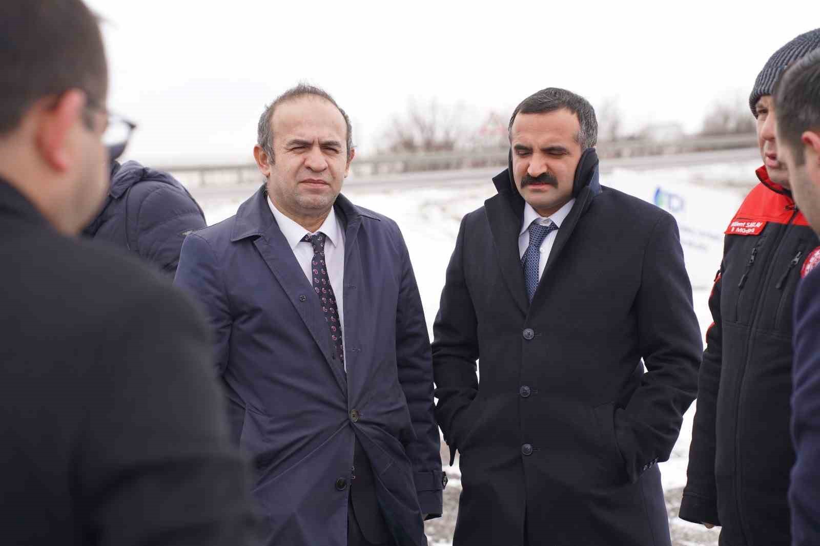 Kayseri OTB’de gece yarısı mesaisi ardından saha incelemesi
