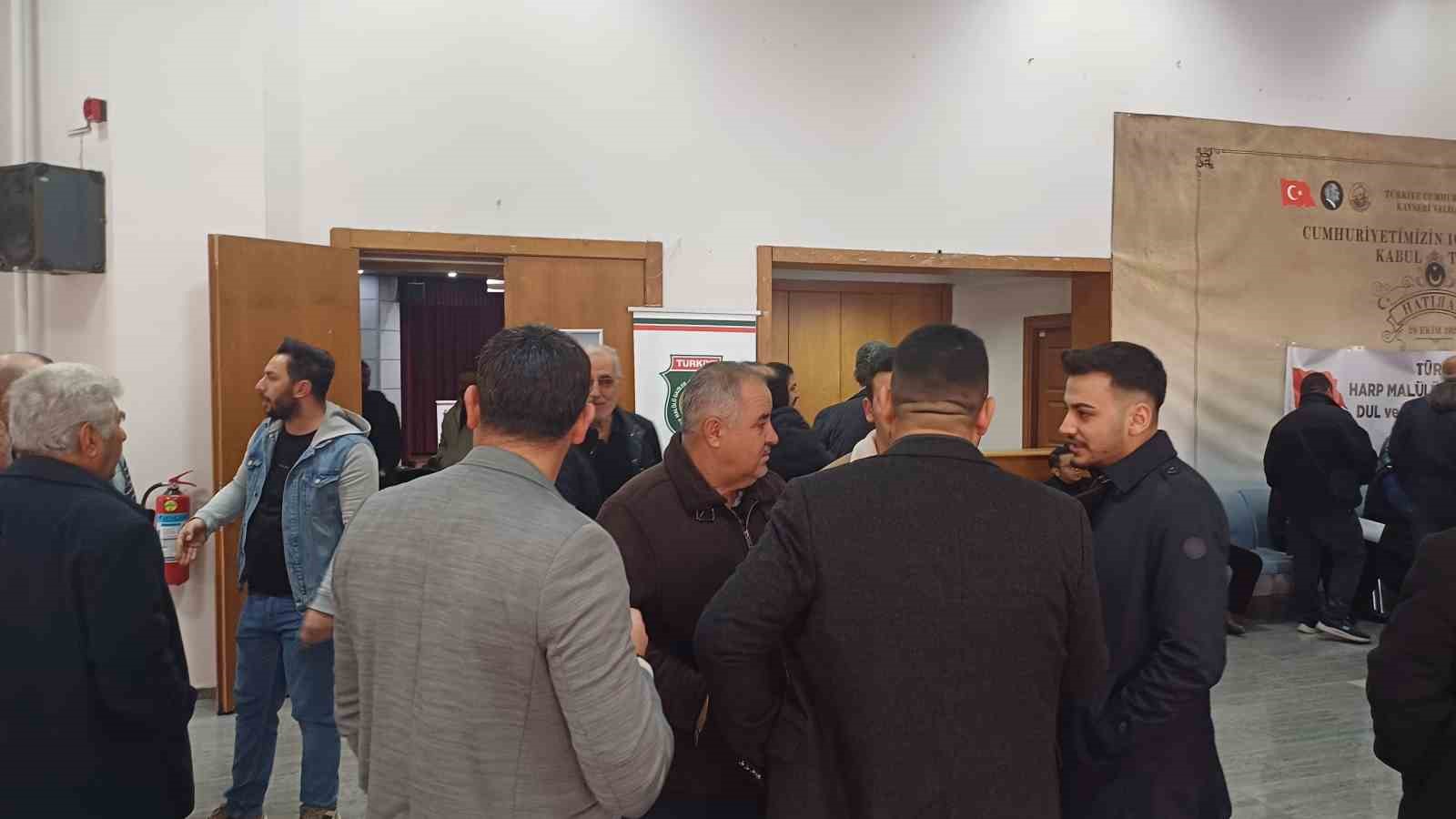 Kayseri Şehit Aileleri Derneği’nde genel kurul başladı
