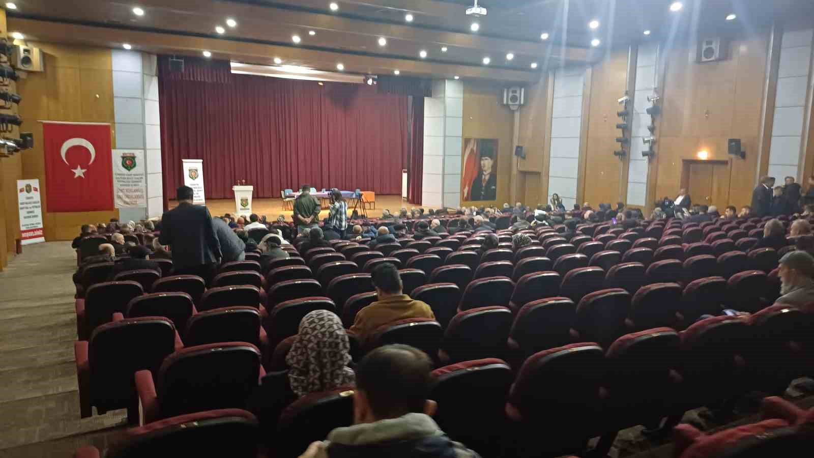 Kayseri Şehit Aileleri Derneği’nde genel kurul başladı
