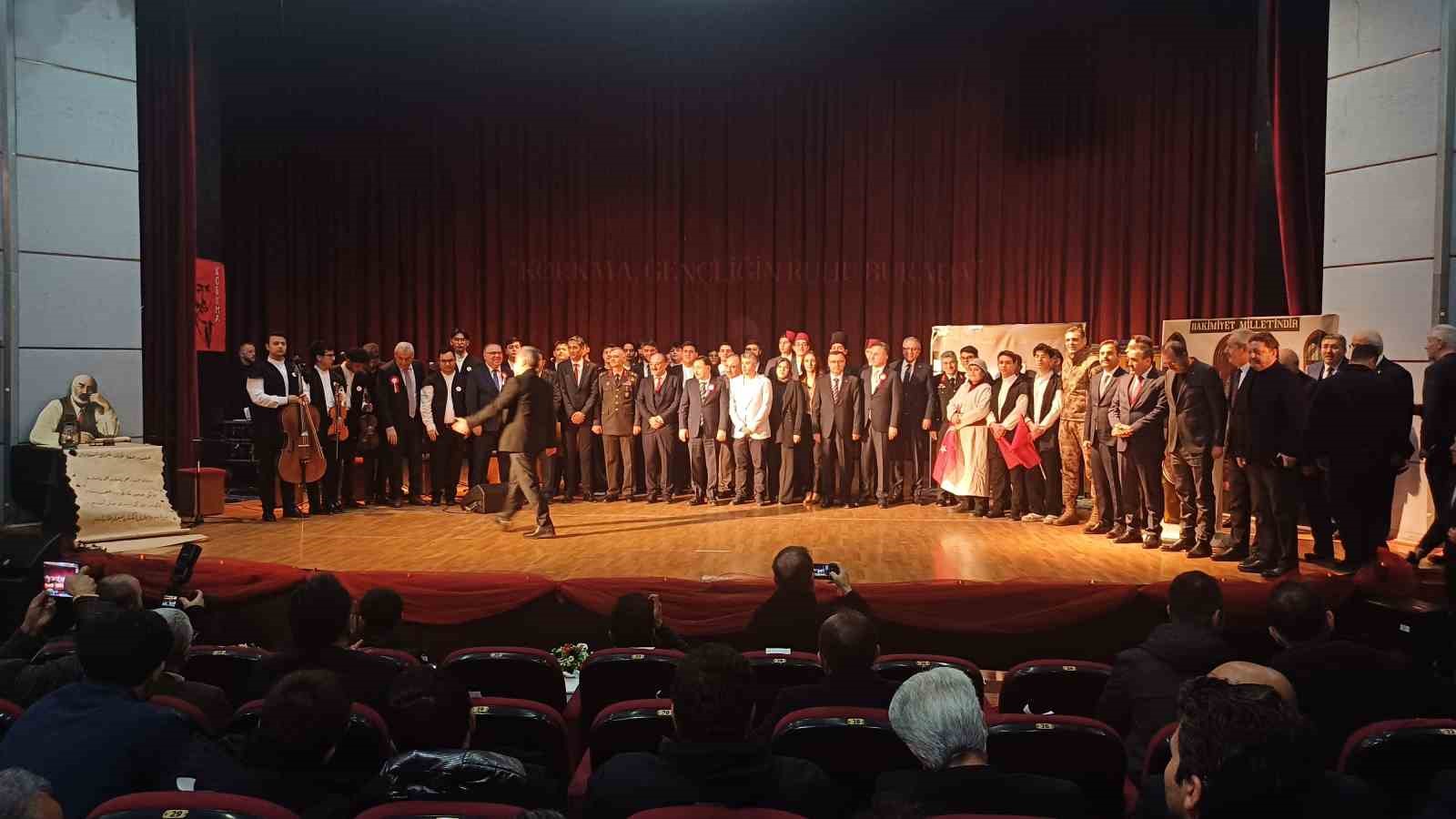 Kayseri’de İstiklal Marşı’nın 105. kabul yılı kutlandı
