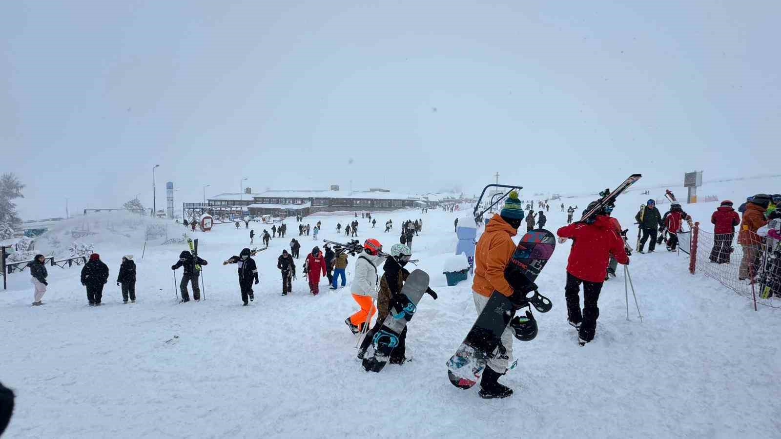 Kayseri’de kar güzelliği
