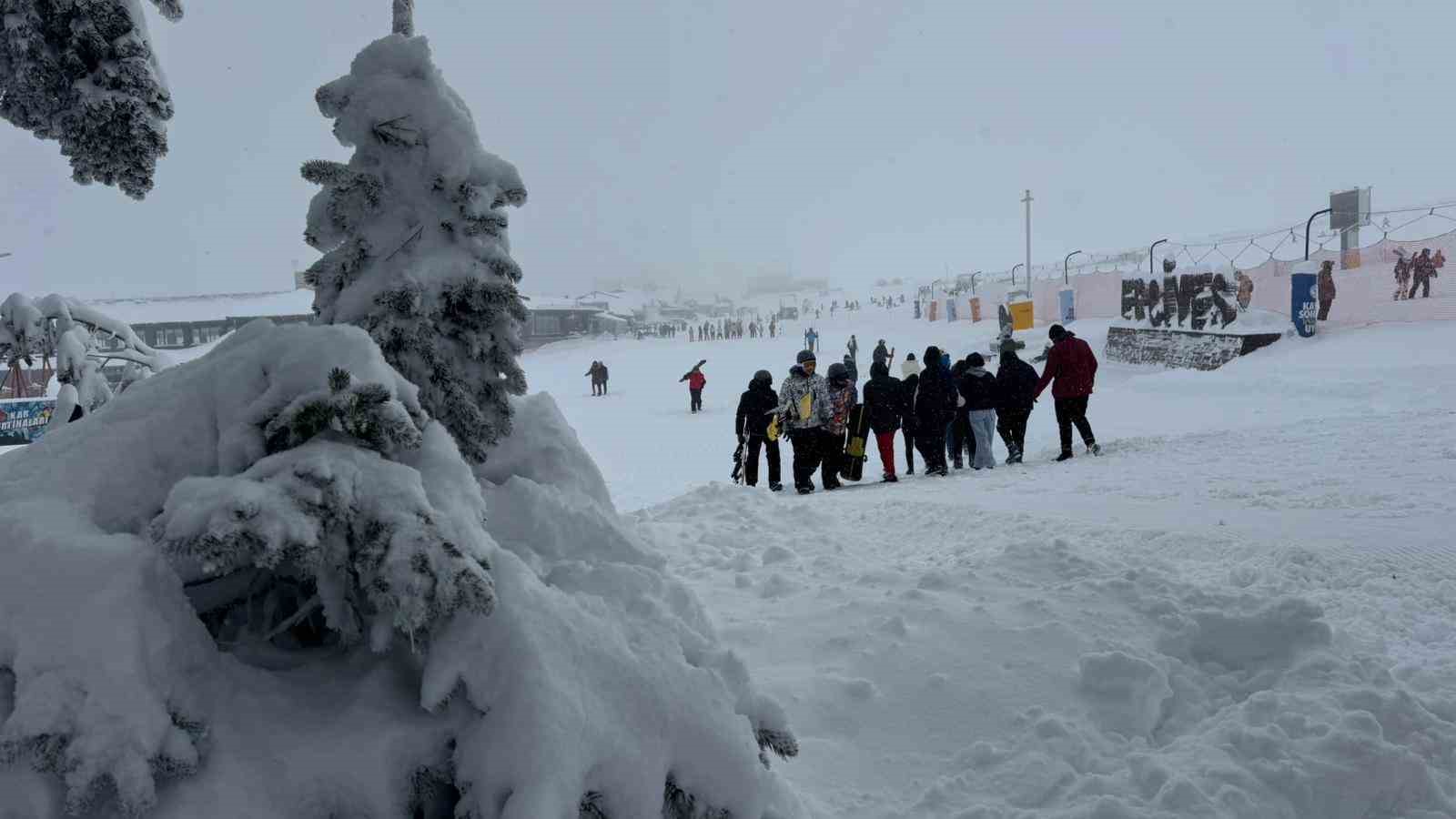 Kayseri’de kar güzelliği
